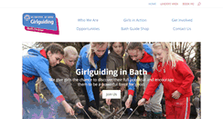 Desktop Screenshot of girlguidingbath.org.uk